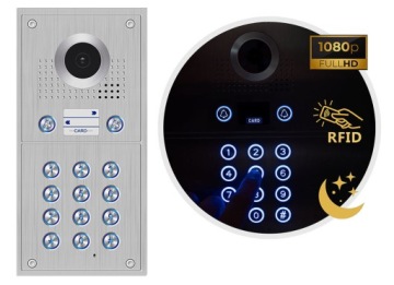 ВИДЕОДОМОФОН 5TECH 2 МОНИТОРА VERUS 8'' СТАНЦИЯ 84222-2 КЛАВИАТУРА