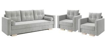 ZESTAW WYPOCZYNKOWY RIO 3+1+1 Kanapa Sofa Fotel