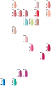 Zestaw hybrydowy 4x lakier Claresa LAMPA Baza Top