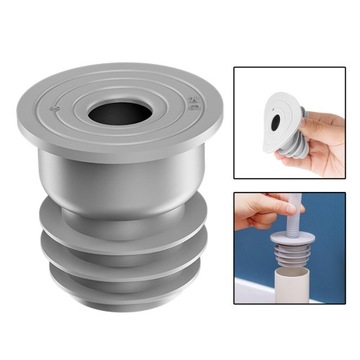 очистка уплотнений выхода запаха, заглушка S