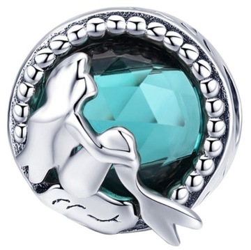 Charms Koralik Bransoletki SYRENKA srebro pr.925