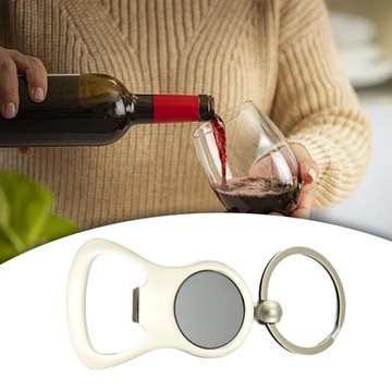 Brelok z otwieraczem do butelek Kreatywna wisząca dekoracja Przenośny 3,5 cm x 6,4 cm