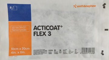 ACTICOAT FLEX 3 10x20cm 1szt opatrunek SREBRO Ag