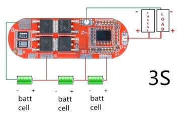 Защита PCM Li-ion 5S 21V 25A Зарядное устройство для отвертки BMS / 0001