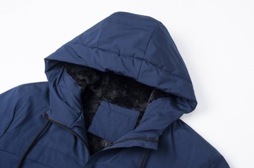 МУЖСКАЯ ЗИМНЯЯ УТЕПЛЕННАЯ ВЕТРОНЕПРОНИЦАЕМАЯ КУРТКА С КАПЮШОНОМ