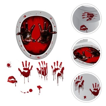 НАКЛЕЙКА НА ТУАЛЕТ НА ХЭЛЛОУИН 3D НАКЛЕЙКИ УКРАШЕНИЕ ДВЕРИ СИДЕНЬЯ