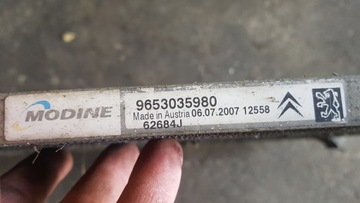 CHLADIČ KLIMATIZACE CITROEN C3