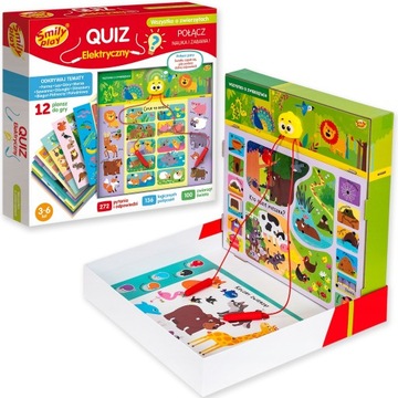 SMILY PLAY ELEKTRYCZNY QUIZ OZWIERZĘTACH zabawka edukacyjna dla dziecka
