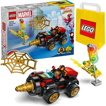 LEGO SPIDEY 10792 Pojazd wiertłowy Spider-Man + Torba prezentowa LEGO
