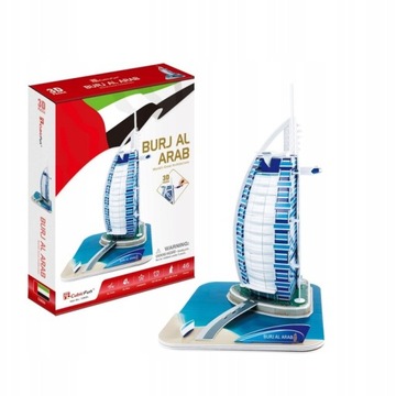 PUZZLE 3D CUBIC FUN 46 EL. WIEŻOWIEC BURJ AL ARAB