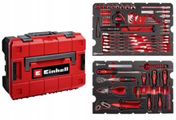 Einhell E-case Sada Nářadí V Kufříku 80 Ks Sada Klíčů Kleště
