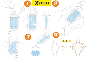 МОЛДЕР ДЛЯ ЛЬДЯНЫХ ШАРОВ, ФОРМА ДЛЯ ШАРИКОВ, 17 ШТ. КУБИКОВЫЙ ИЗГОТОВИТЕЛЬ