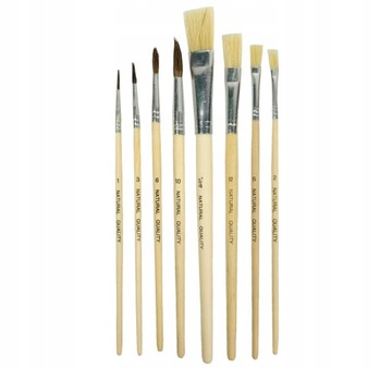 Colorino Set School Brushs для краски 8 шт.