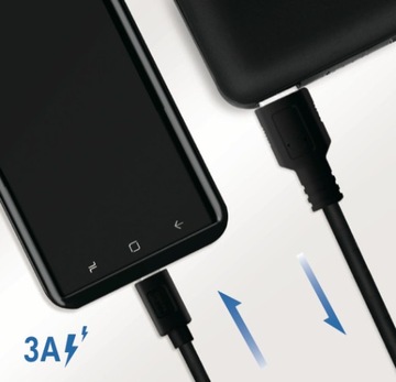 USB 3.2 Gen1x1 Кабель USB-A — USB-C 5 Гбит/с, 3 А, 1 м