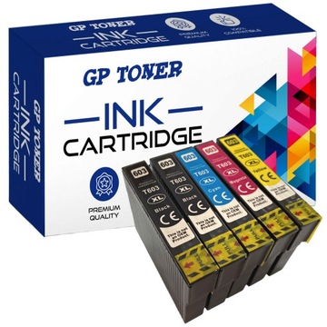 5x TUSZE DO DRUKARKI EPSON 603 XL XP2100 XP2105 XP3100 WF2810 XP2150 ZESTAW