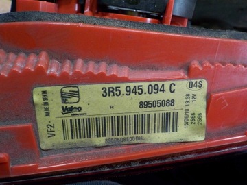 SEAT EXEO 10R SEDAN SVĚTLO PRAVÁ ZADNÍ 3R5945094C