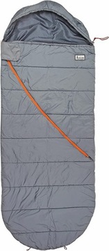ACTIVA ŚPIWÓR SZARY OWAL 5-20*C 205 cm x 75 CM