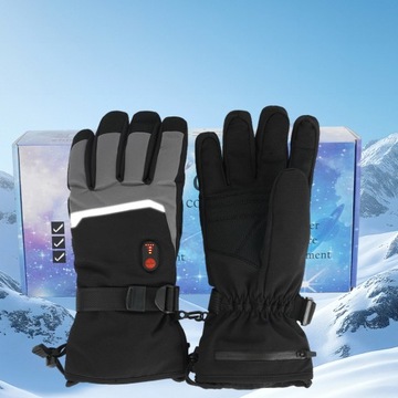 ЗИМНИЕ ПЕРЧАТКИ С ЭЛЕКТРИЧЕСКИМ ПОДОГРЕВОМ 2 X 3000 МАЧ, 3 УРОВНЯ НАГРЕВА, ПОЛЯРНЫЙ