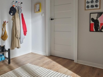 НАПОЛЬНАЯ ПЛАНКА LINELA 401 VOX БЕЛАЯ 8см x 200см