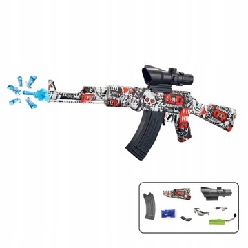 AK47 Gel Blaster Gun Pistolet zabawkowy Electric