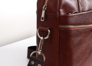 КОЖАНАЯ СУМКА ДЛЯ НОУТБУКА SOLOME STONE CARAMEL