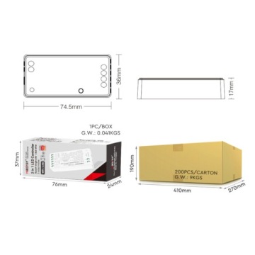 КОНТРОЛЛЕР MILIGHT FUT035W + СВЕТОДИОДНАЯ ЛЕНТА MONO CCT TUYA