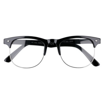 Okulary zerówki MĘSKIE nerdy kujonki