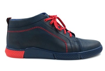 Lekkie PÓŁBUTY BUTY Wiązane KLASYCZNE K28 NEW 43