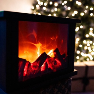 ДЕКОРАТИВНЫЙ СВЕТОДИОДНЫЙ ФОНАРЬ, ФОНАРЬ НА АККУМУЛЯТОРАХ, КАМИН РОЖДЕСТВЕНСКИЙ.