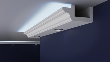 галогенный карниз, подвесной потолок, светодиод