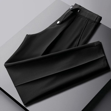 Office Pant Solid Color Dress Pant Erkek Pantolon