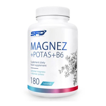 SFD Magnez + Potas + B6, 180 tabletek