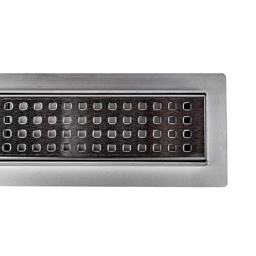ODPŁYW LINIOWY DL01 QUBE G3 SATIN 80 CM