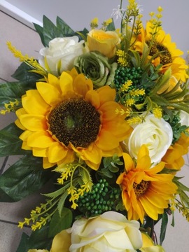 ПОДСОЛНУХ-капля украшение на кладбище, могилу, плиту