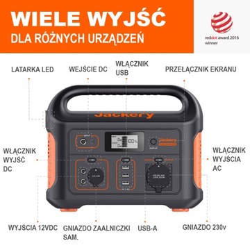 JACKERY EXPLORER 500EU СОЛНЕЧНЫЙ ГЕНЕРАТОР + СОЛНЕЧНАЯ СОЛНЕЧНАЯ