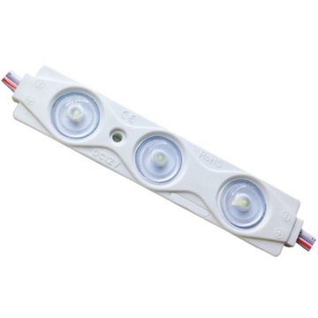 MODUŁ LED 3 diodowy SMD2835 odlewany 1,5W soczewka