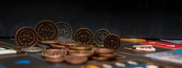 НАБОР ИЗ 85 МЕТАЛЛИЧЕСКИХ МОНЕТ ДЛЯ ИГРЫ HEGEMONY