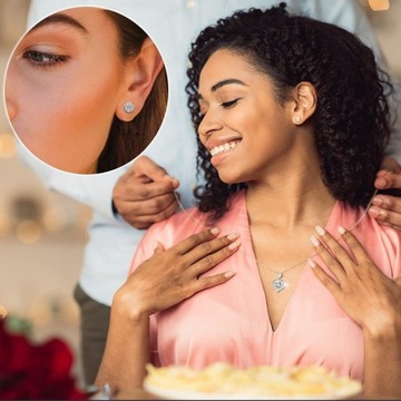 КОНСЕРВИРОВАННАЯ НАСТОЯЩАЯ РОЗА, КОРОБКА С ОЖЕРЕЛЬЕМ