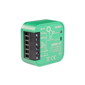 Wi-Fi контроллер роллет SUPLA SRW-01, встраиваемый, 230В ZAMEL