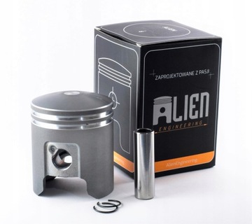 WSK 125 cylinder żeliwny ALIEN tłok pierścienie