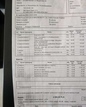 Ford Focus III Kombi Facelifting 1.0 EcoBoost 125KM 2014 Ford Focus Przeglad I ubezpieczenie do Wrzesnia. Zwolnienie z PCC. 125KM, zdjęcie 18