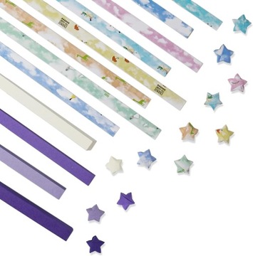PASKI PAPIERU ORIGAMI akcesoria do gwiazdek DIY Crafts 670 ARKUSZY