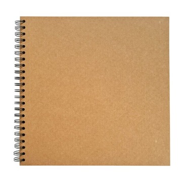 Szkicownik kraft Happy Color 30x30cm 180g 30k brąz