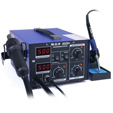 WEP 852D+ АППАРАТ ДЛЯ СВАРКИ ПЛАСТИКА + НАСАДКИ ПЛАСТИКОВЫЙ ЧУВОК
