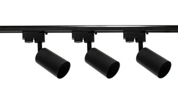 Комплект: Шинопровод 1м + 3 светодиодных лампы GU10.