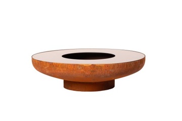 САДОВАЯ ПЕЧЬ С ДОСКОЙ ЧАША ДЛЯ КОЖИ С ВЕРШИНОЙ 85см