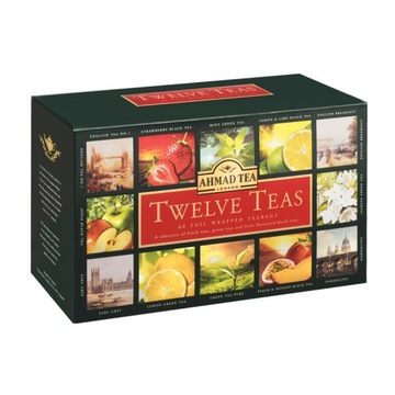 Ahmad Tea - Twelve Teas 12 smaków kartonik 60szt