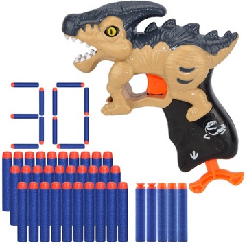 BLAZESTORM DINOZAUR WYRZUTNIA NA STRZAŁKI DO NERF PIANKOWE
