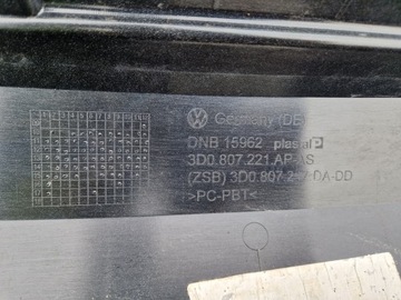 NÁRAZNÍK PŘEDNÍ VW PHAETON 3D0 FACELIFT 10-14
