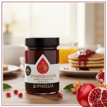 ГРАНАТОВЫЙ ДЖЕМ 230Г 85% В БАНКЕ OPHELLIA ВКУС ГРЕЧЕСКИХ ТРАДИЦИЙ